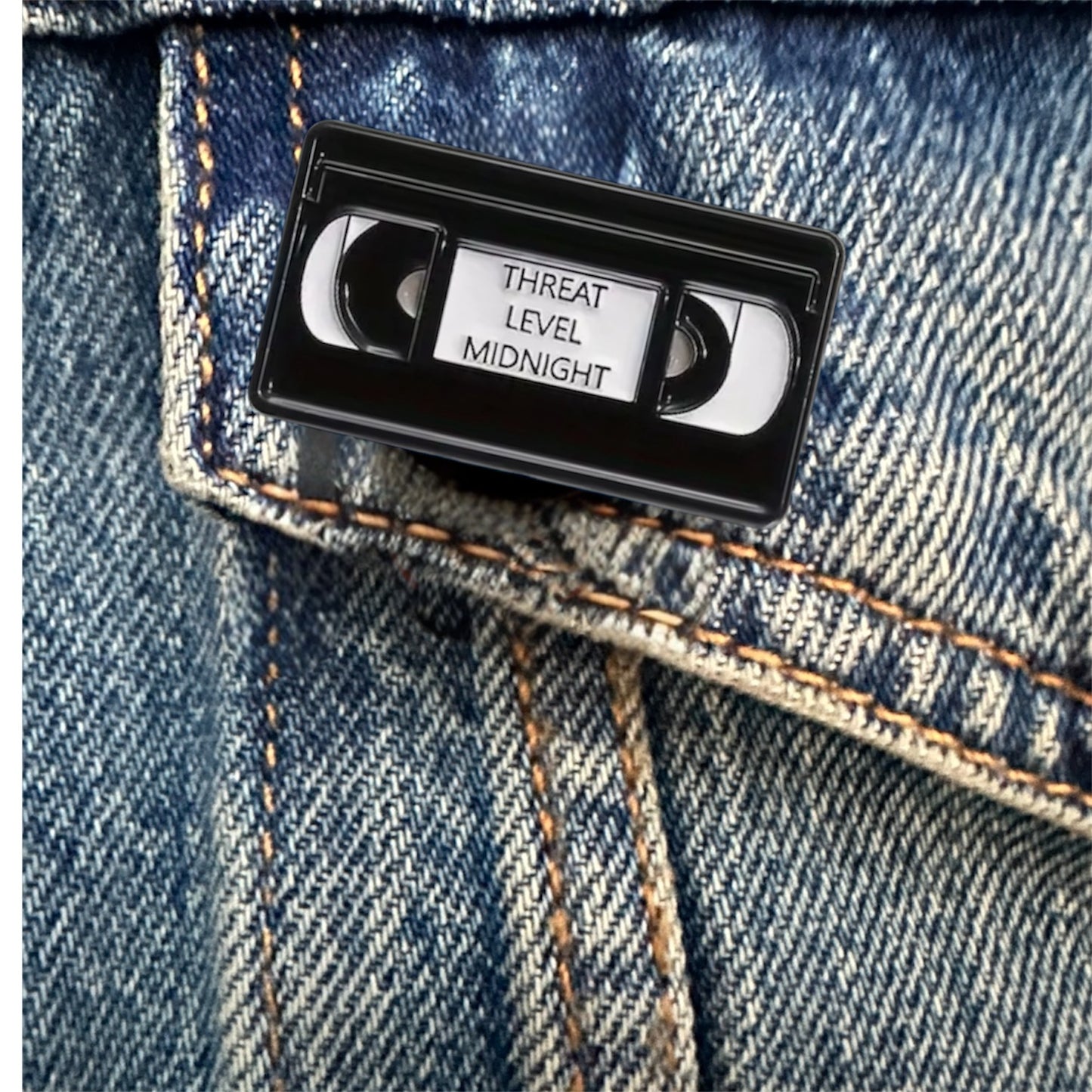 Threat Level Midnight Enamel Pin