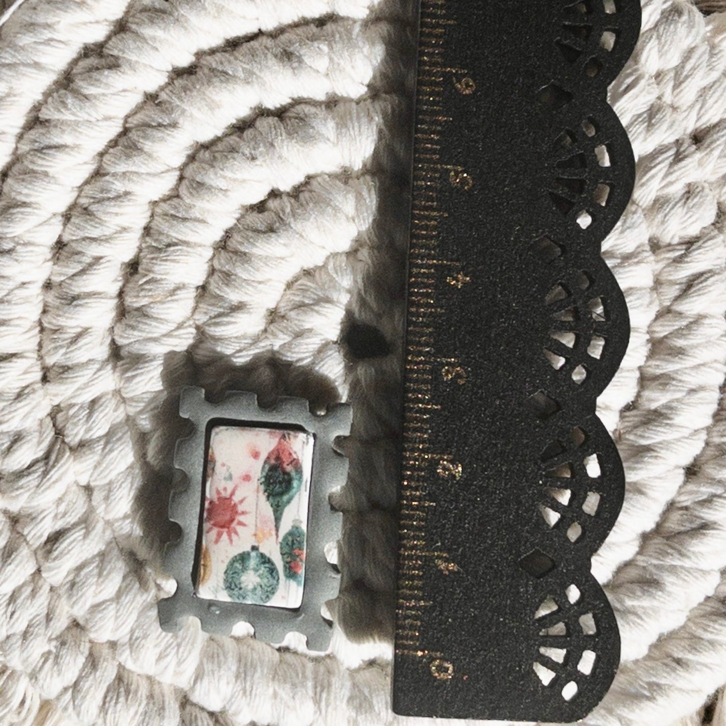 Vintage Holiday Postage Stamp Lapel
