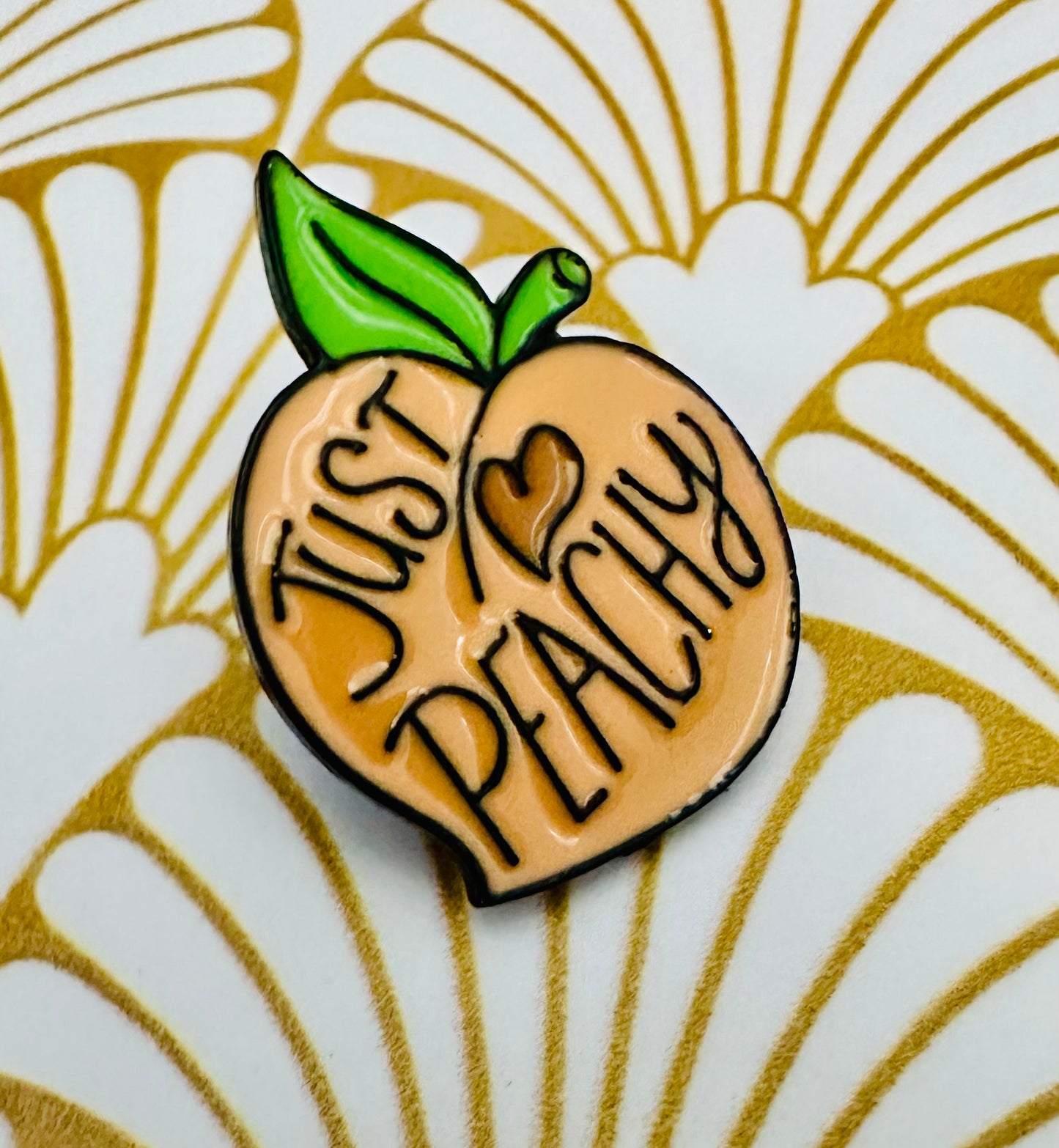 Just Peachy Enamel Pin
