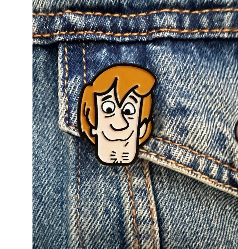 Shaggy Enamel Pin