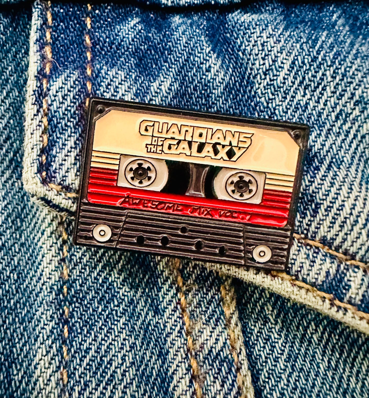 Guardians of the Galaxy Cassette Enamel Pin