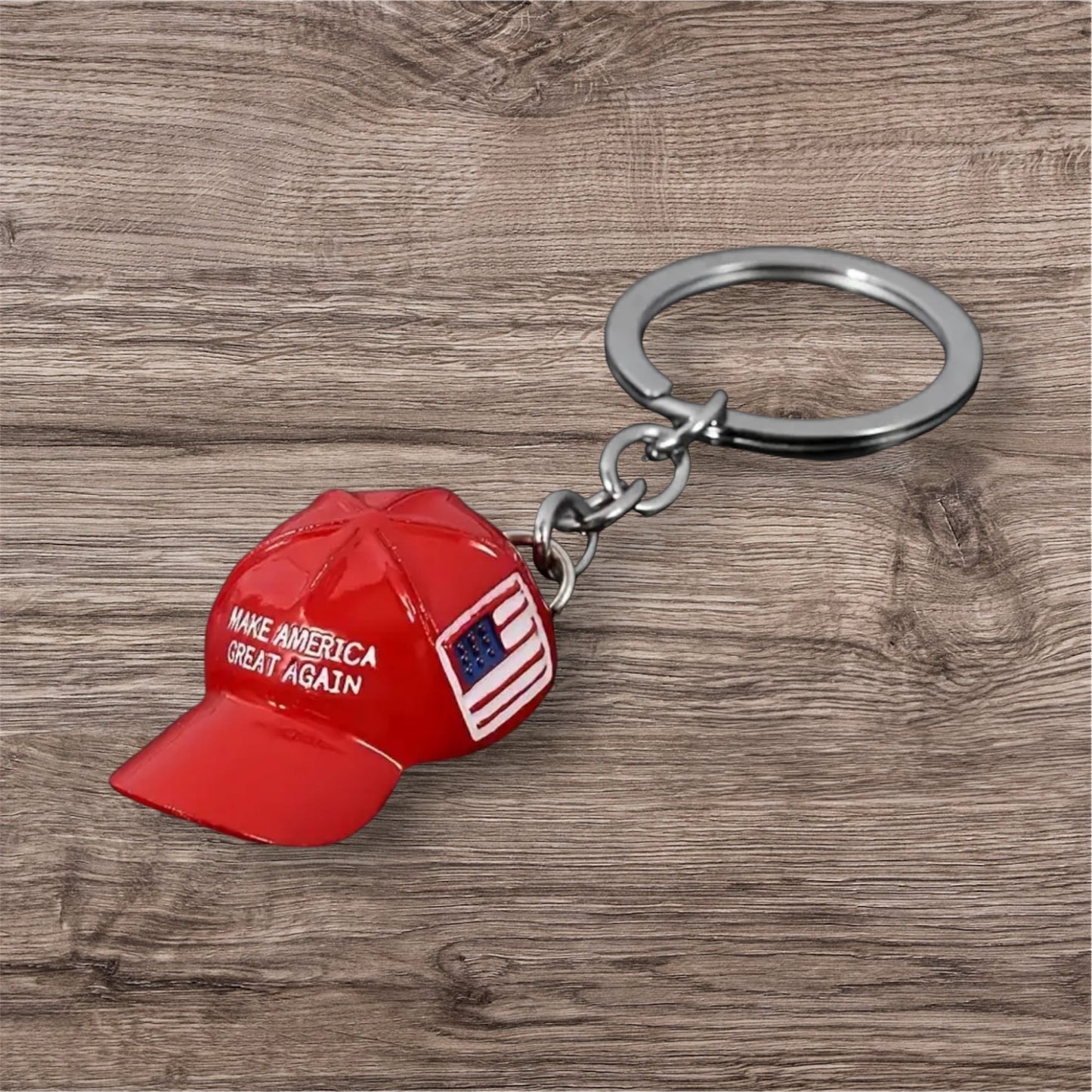 MAGA Hat Keychain