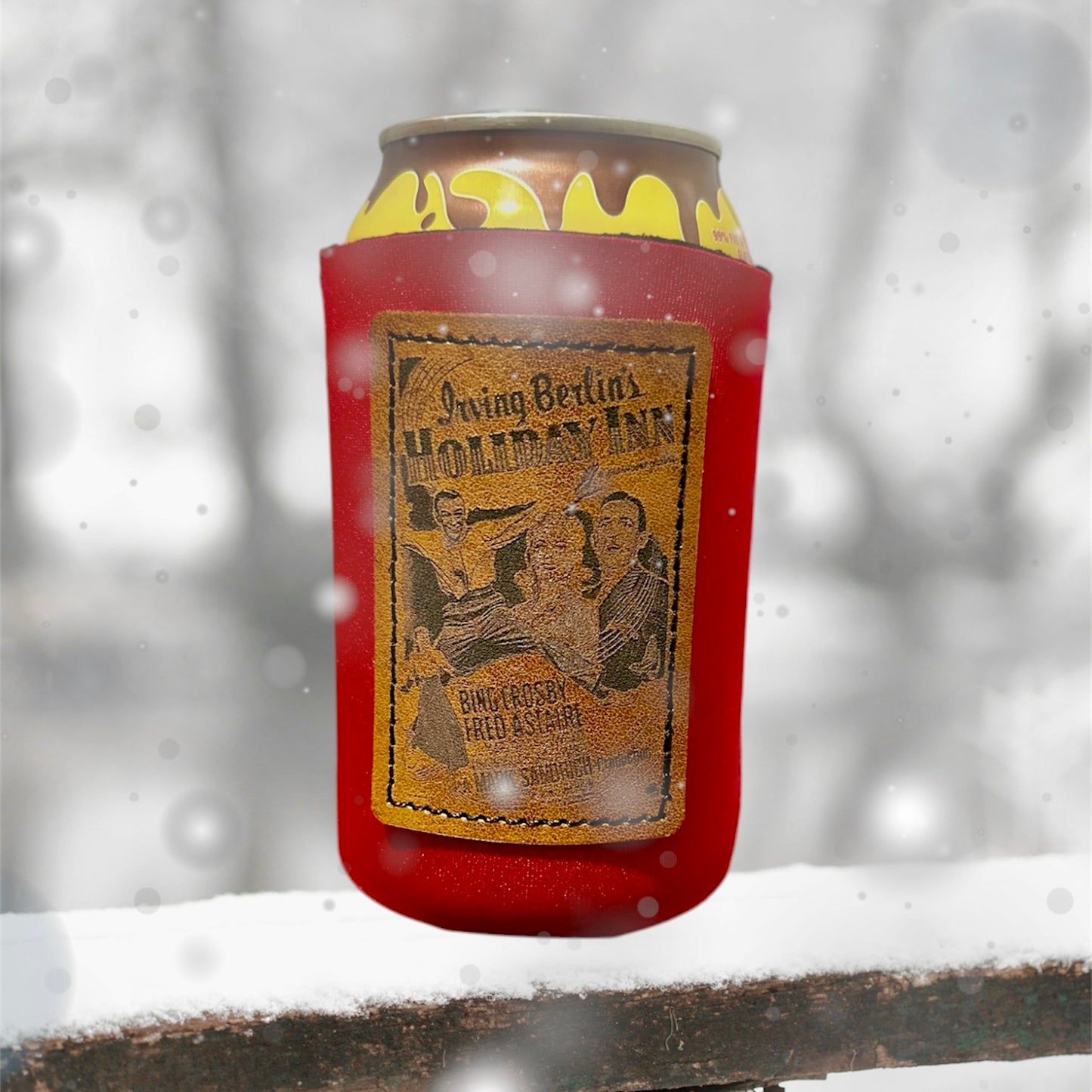 Vintage Christmas Movie Poster Koozies
