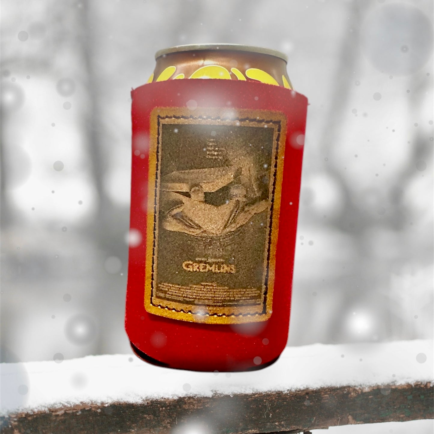 Vintage Christmas Movie Poster Koozies