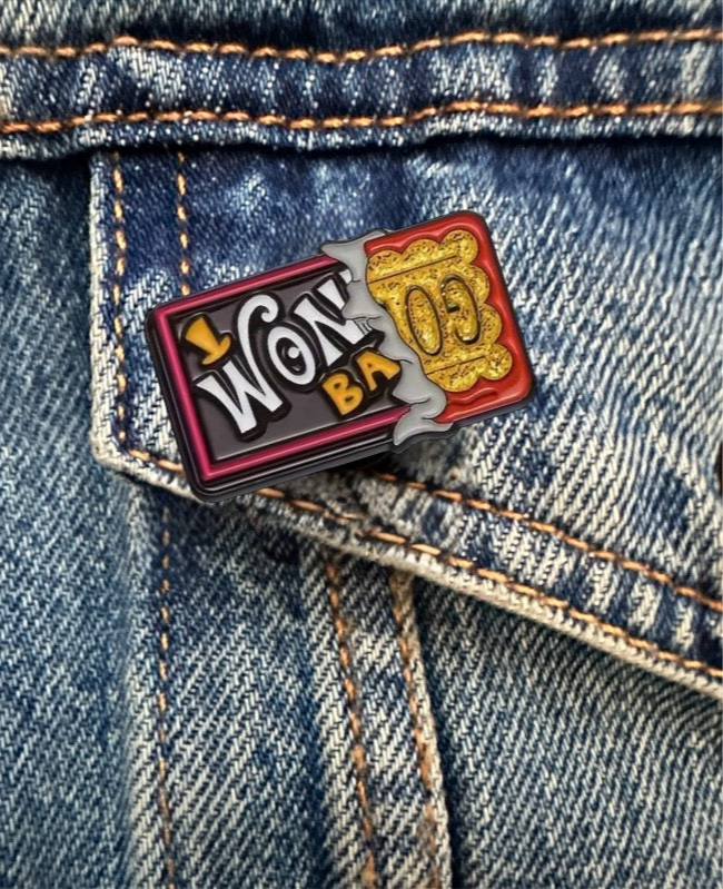 Wonka Bar Enamel Pin