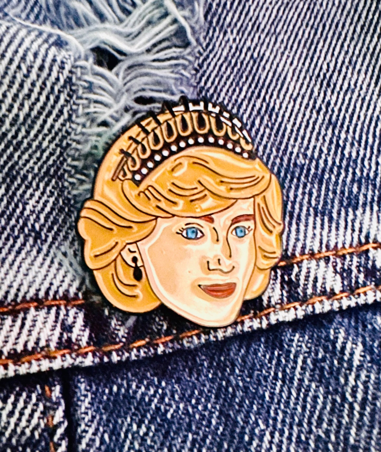 Princess Diana Enamel Pin