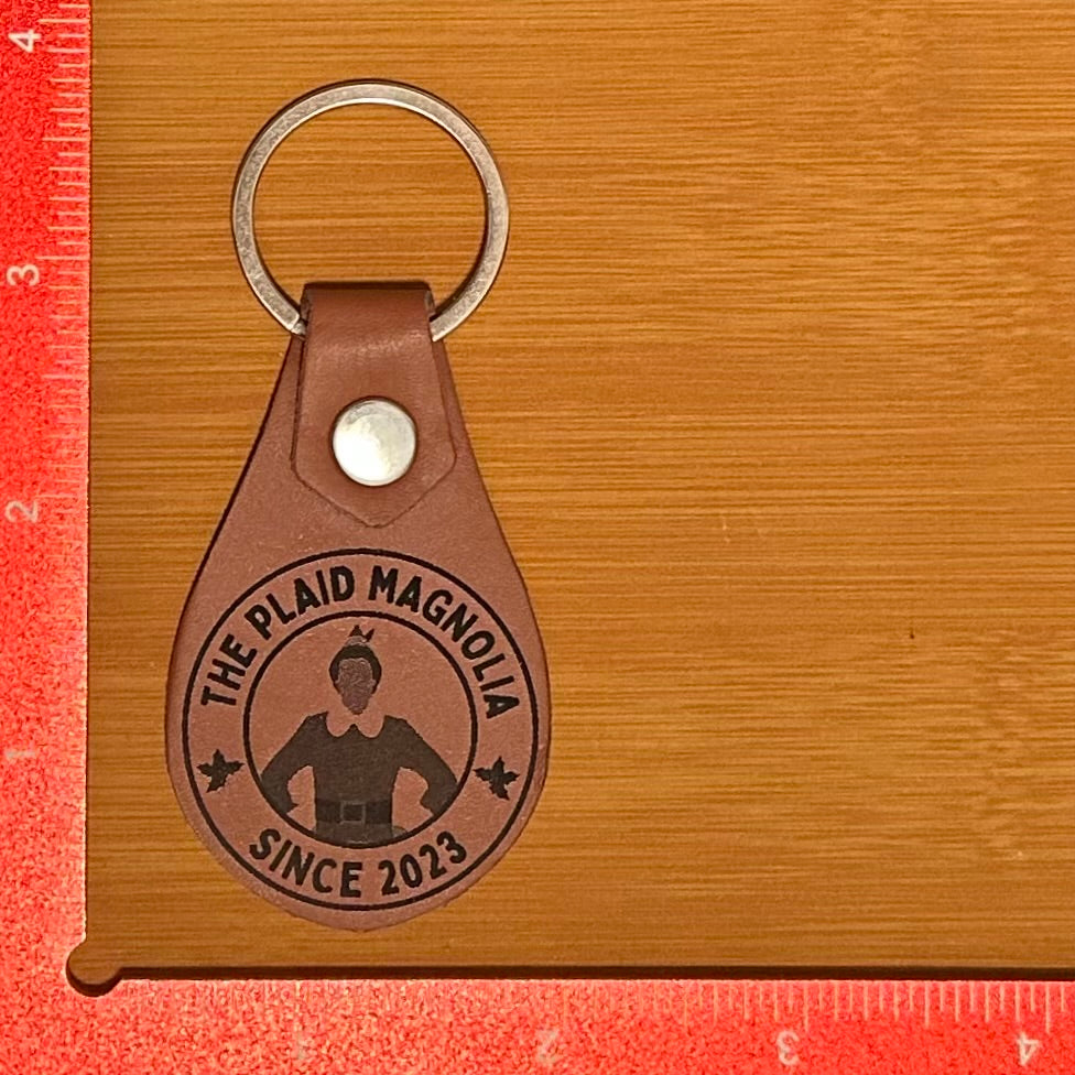 Elf, Cotton Headed Ninny Muggins - Laser Engraved Keychain