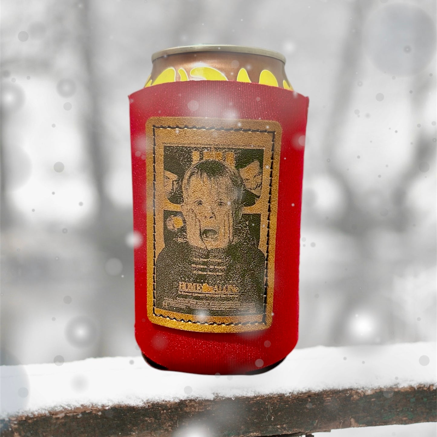 Vintage Christmas Movie Poster Koozies