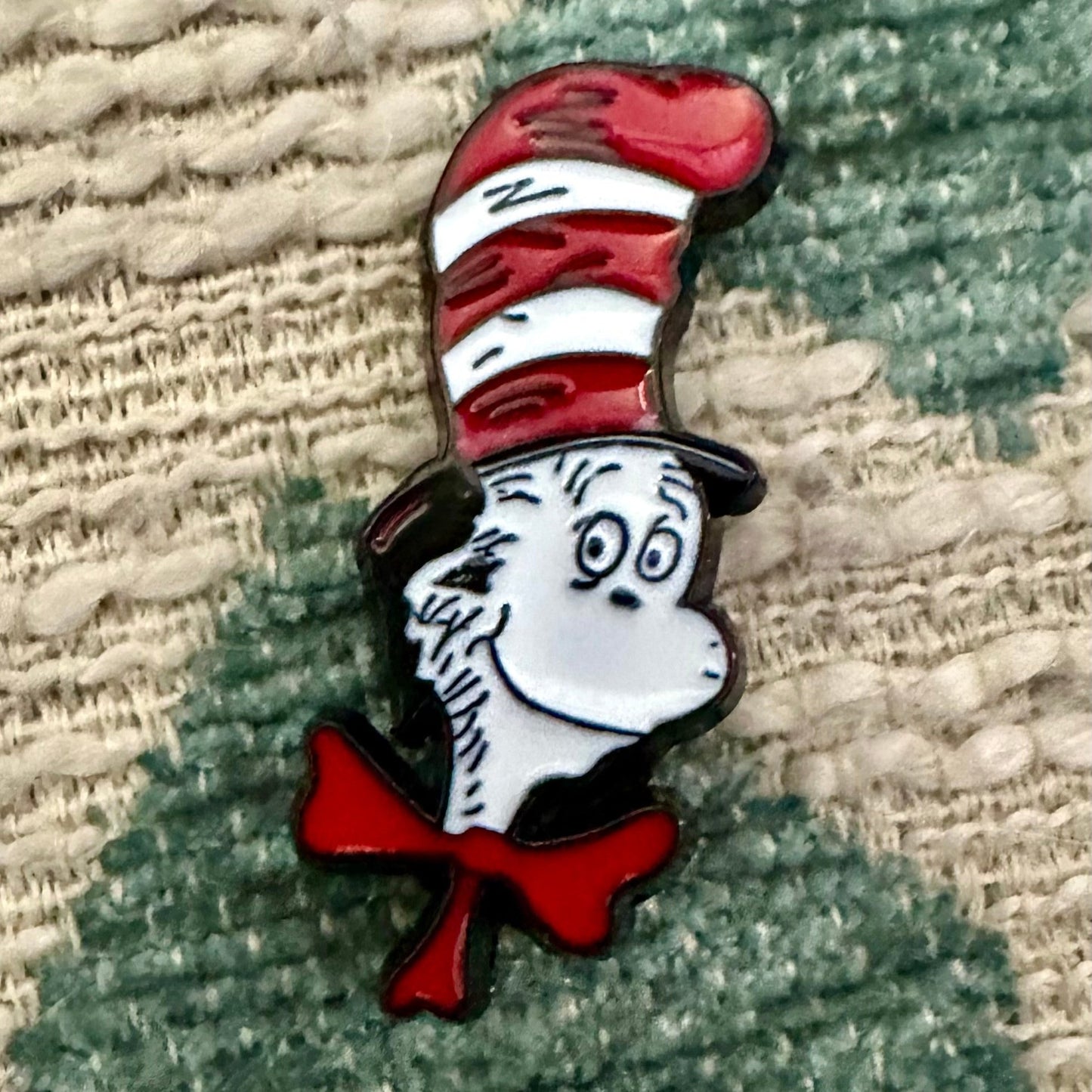 Cat in the Hat Enamel Pin