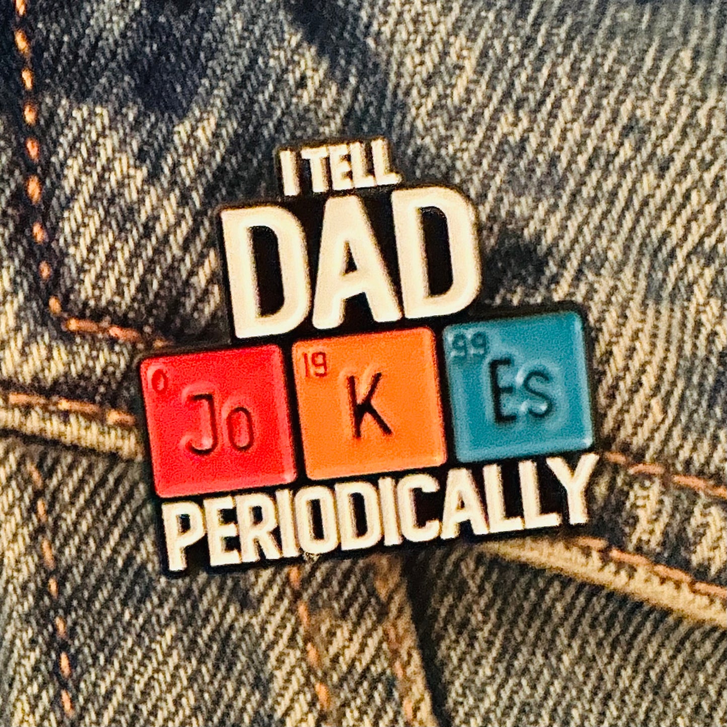Dad Jokes Enamel Pin