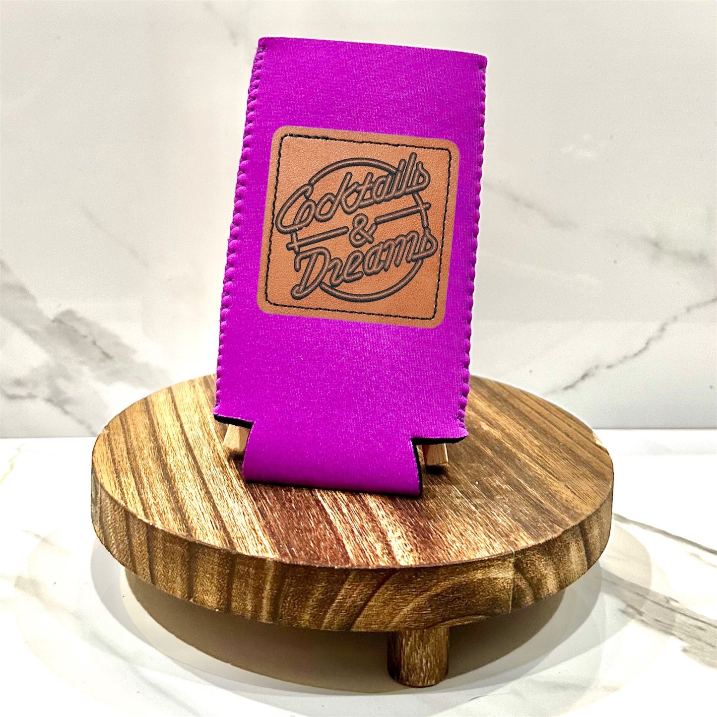 Cocktails & Dreams Slim Can Koozie