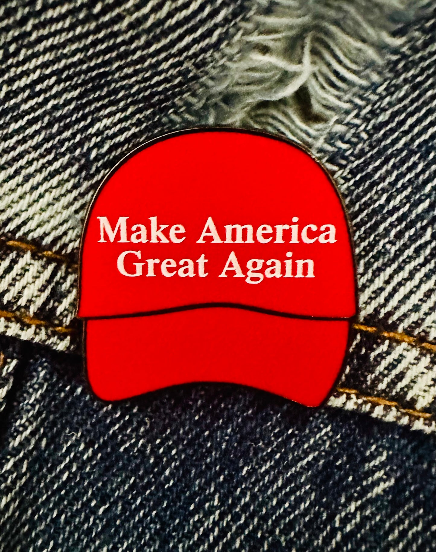 MAGA Hat Enamel Pin