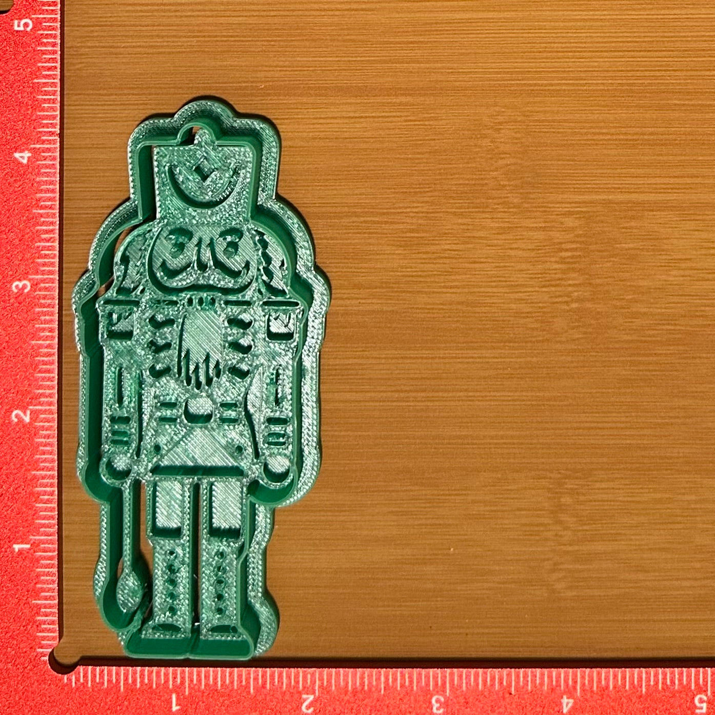 Nutcracker with Spoon - Custom 3D Printed Cookie Cutter + Stamp Combo