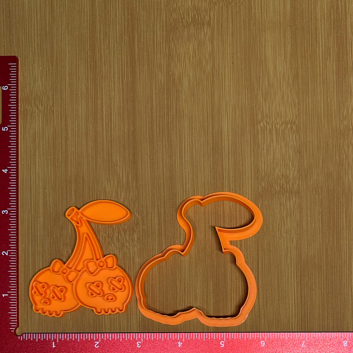 Spooky Halloween Set - Custom 3D Printed Cookie Cutter + Stamp Combo