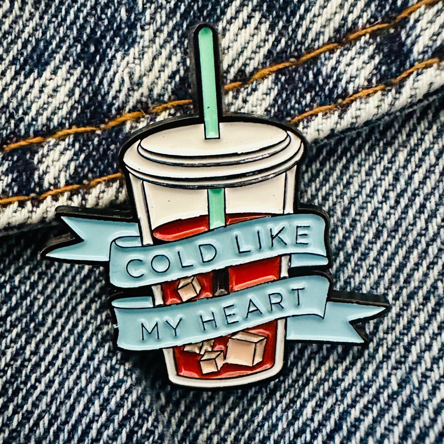 Cold Like My Heart Enamel Pin