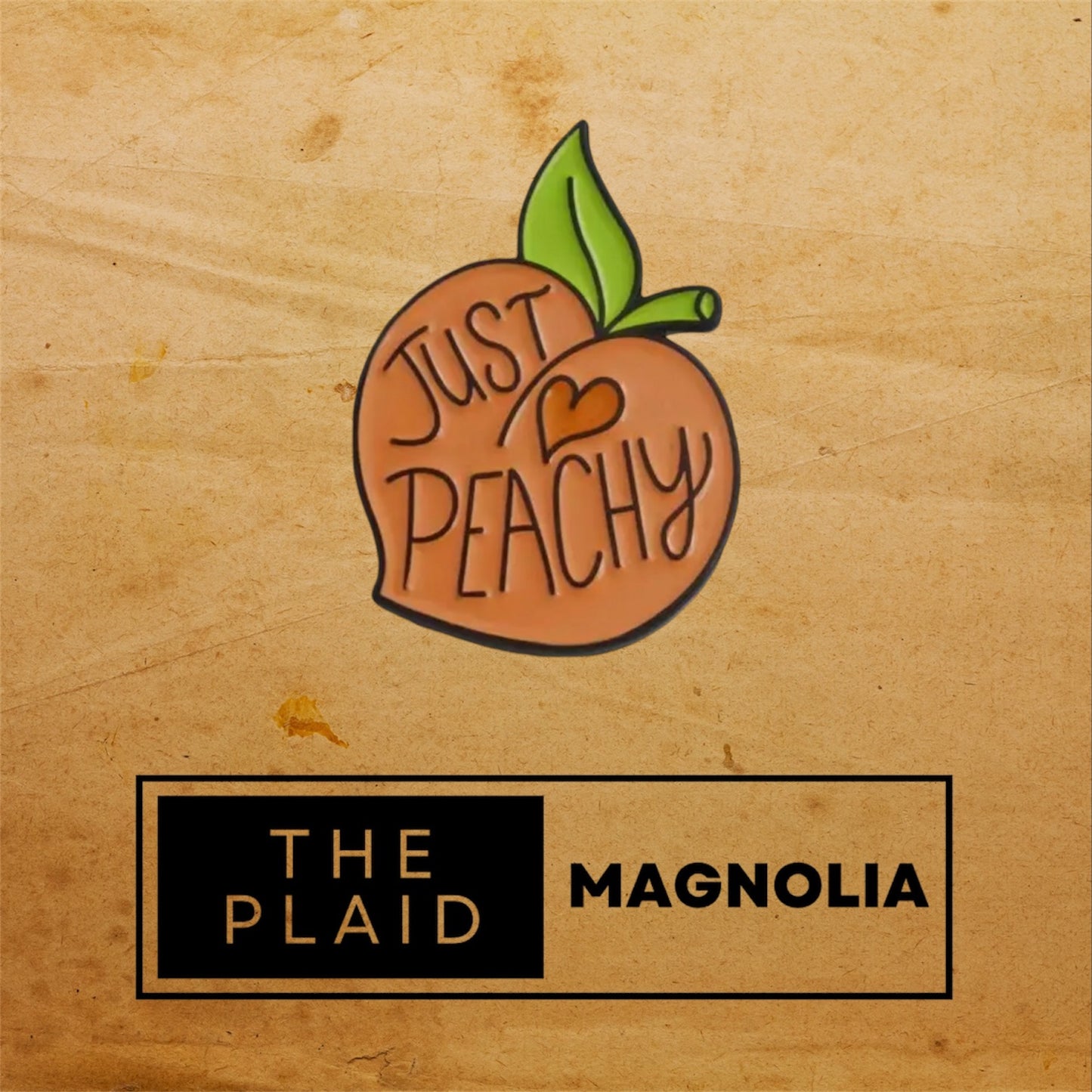 Just Peachy Enamel Pin