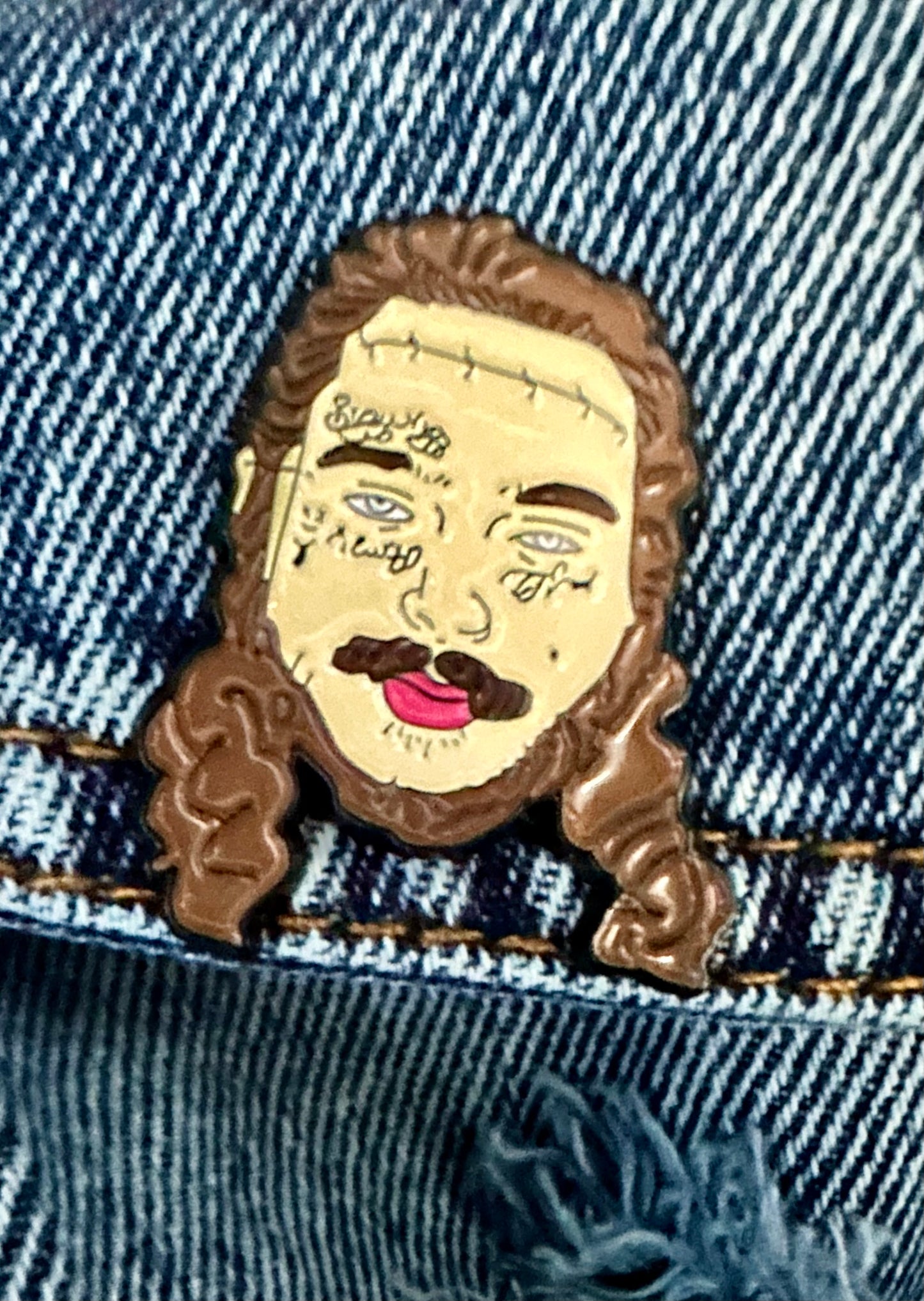 Post Malone Enamel Pin