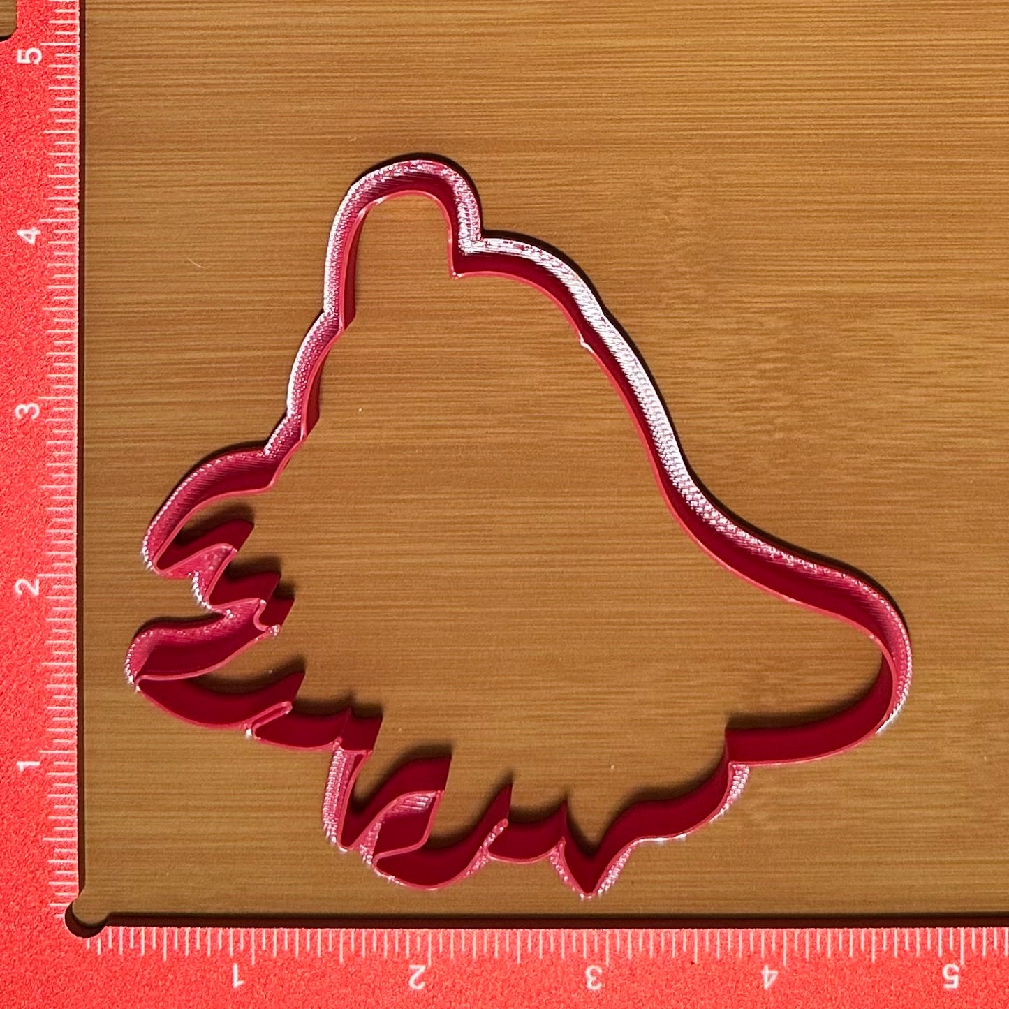 Flaming Chili Pepper - Custom 3D Printed Cookie Cutter + Stamp Combo