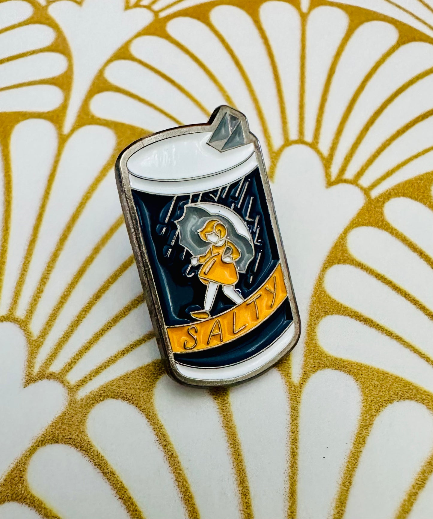 Salty Enamel Pin