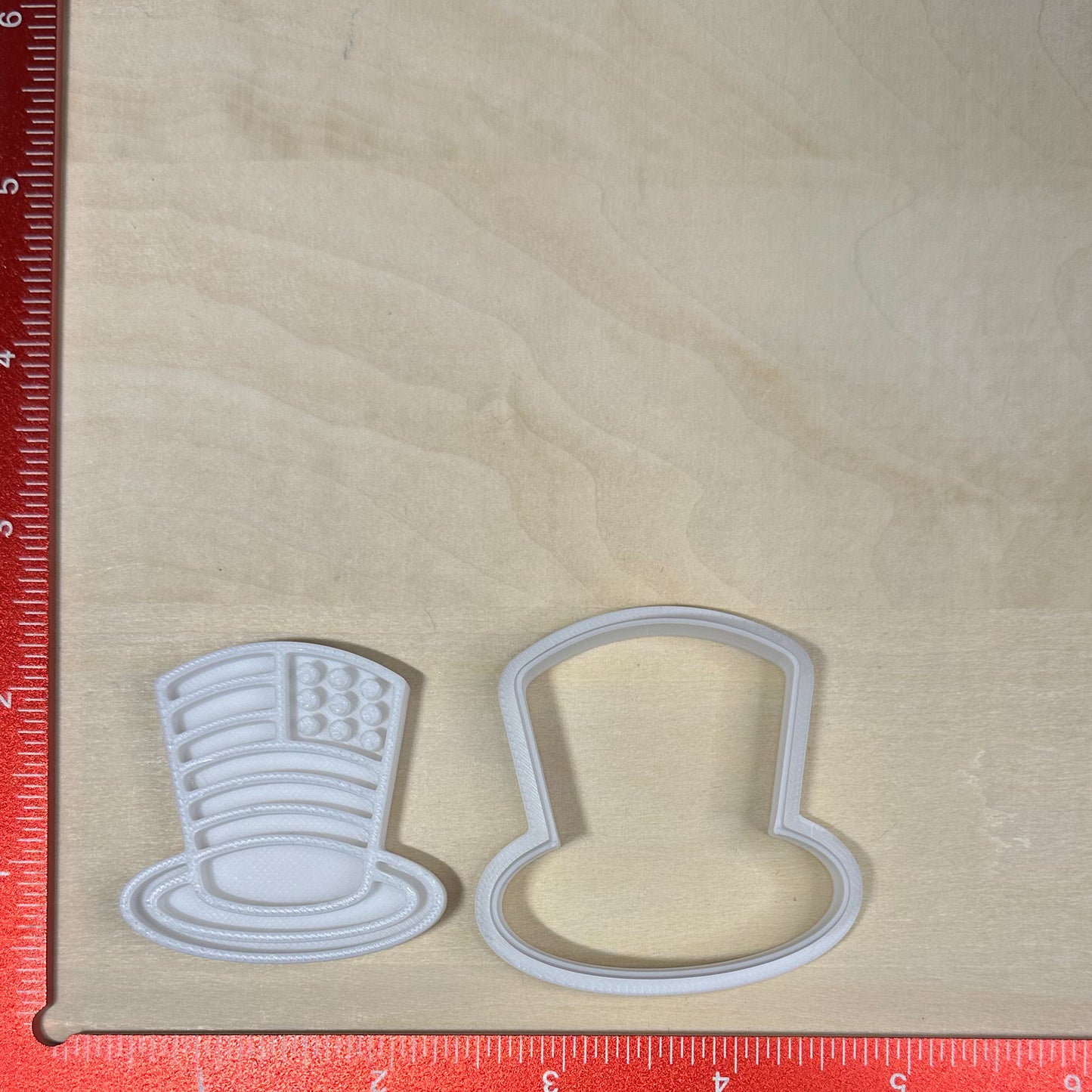 Uncle Sam Hat - Custom 3D Printed Cookie Cutter + Stamp Combo