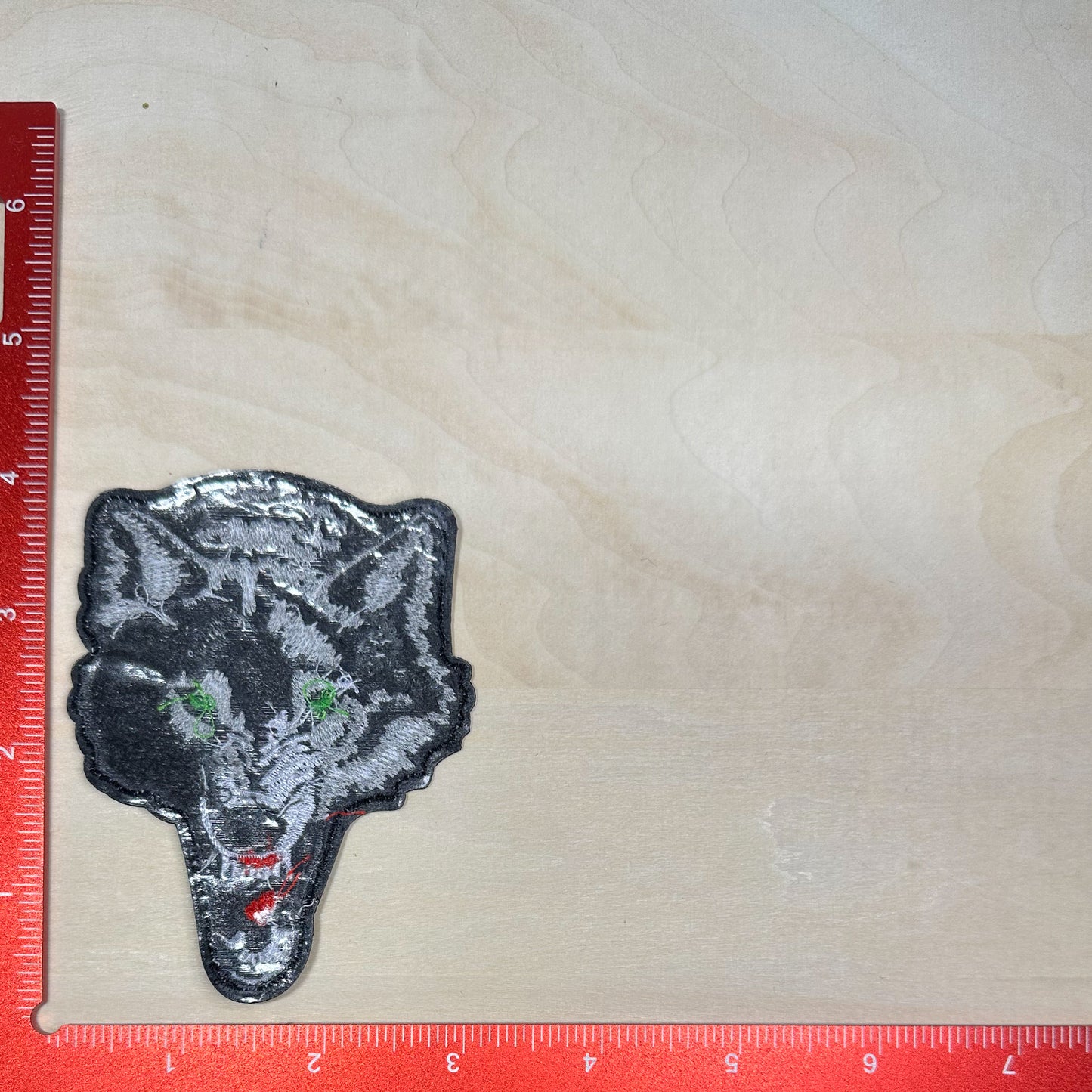 Wolf Head - Embroidered Patch