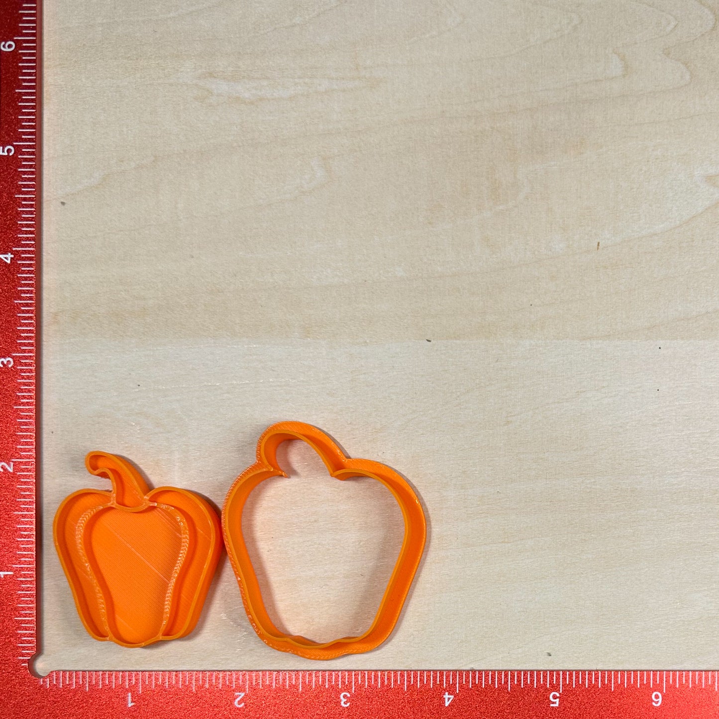 Fruits & Veggies, Mini Cutters - Custom 3D Printed Cookie Cutter + Stamp Combo