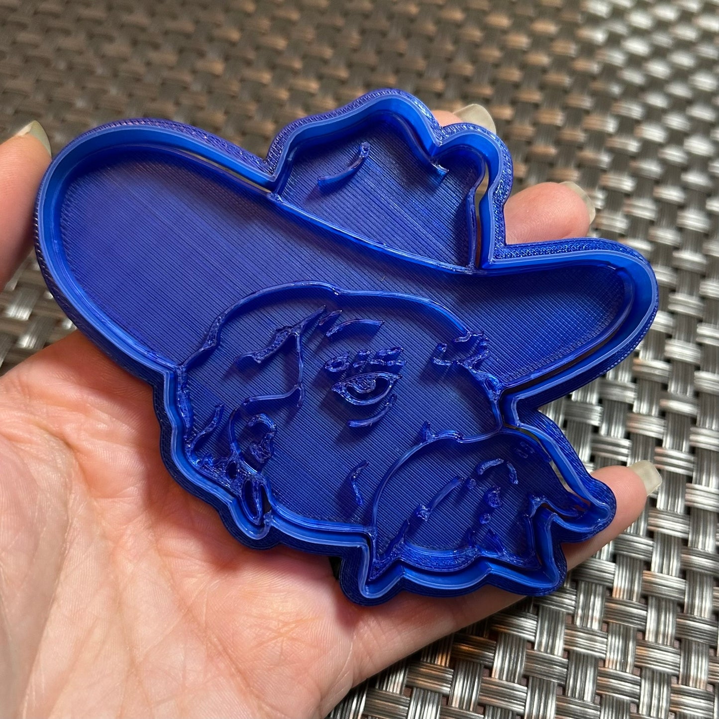 Colonel Reb Head - Custom 3D Printed Cookie Cutter + Stamp Combo