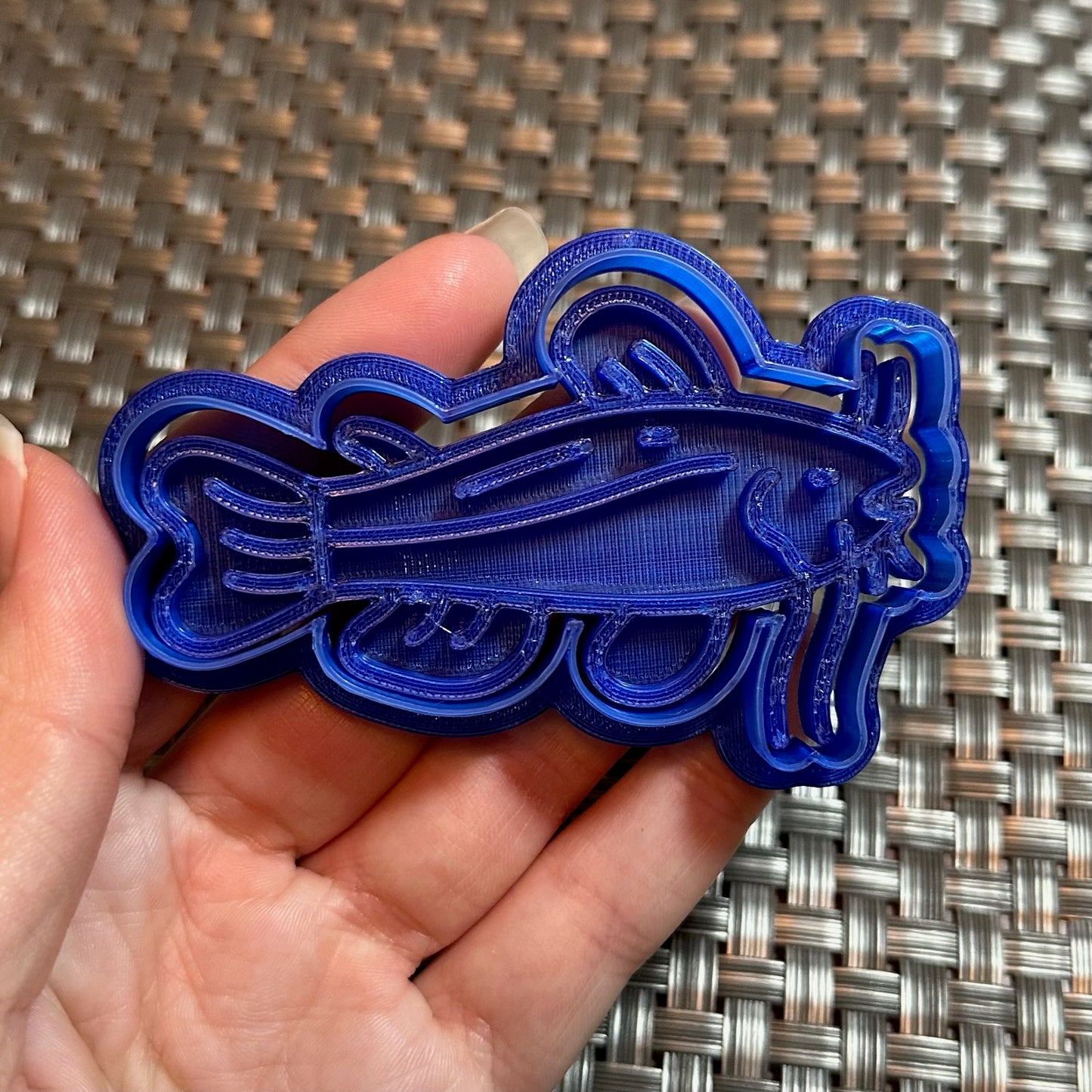 Catfish - Custom 3D Printed Cookie Cutter + Stamp Combo