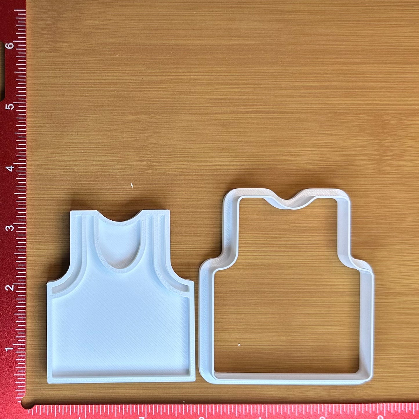 Basketball Jersey - Custom 3D Printed Cookie Cutter + Stamp Combo
