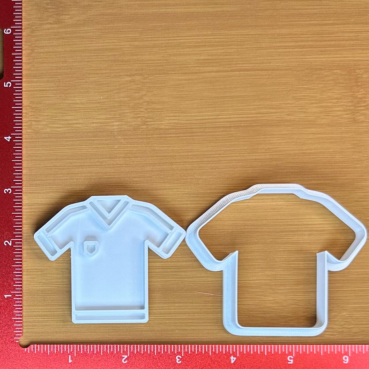 Soccer Jersey - Custom 3D Printed Cookie Cutter + Stamp Combo