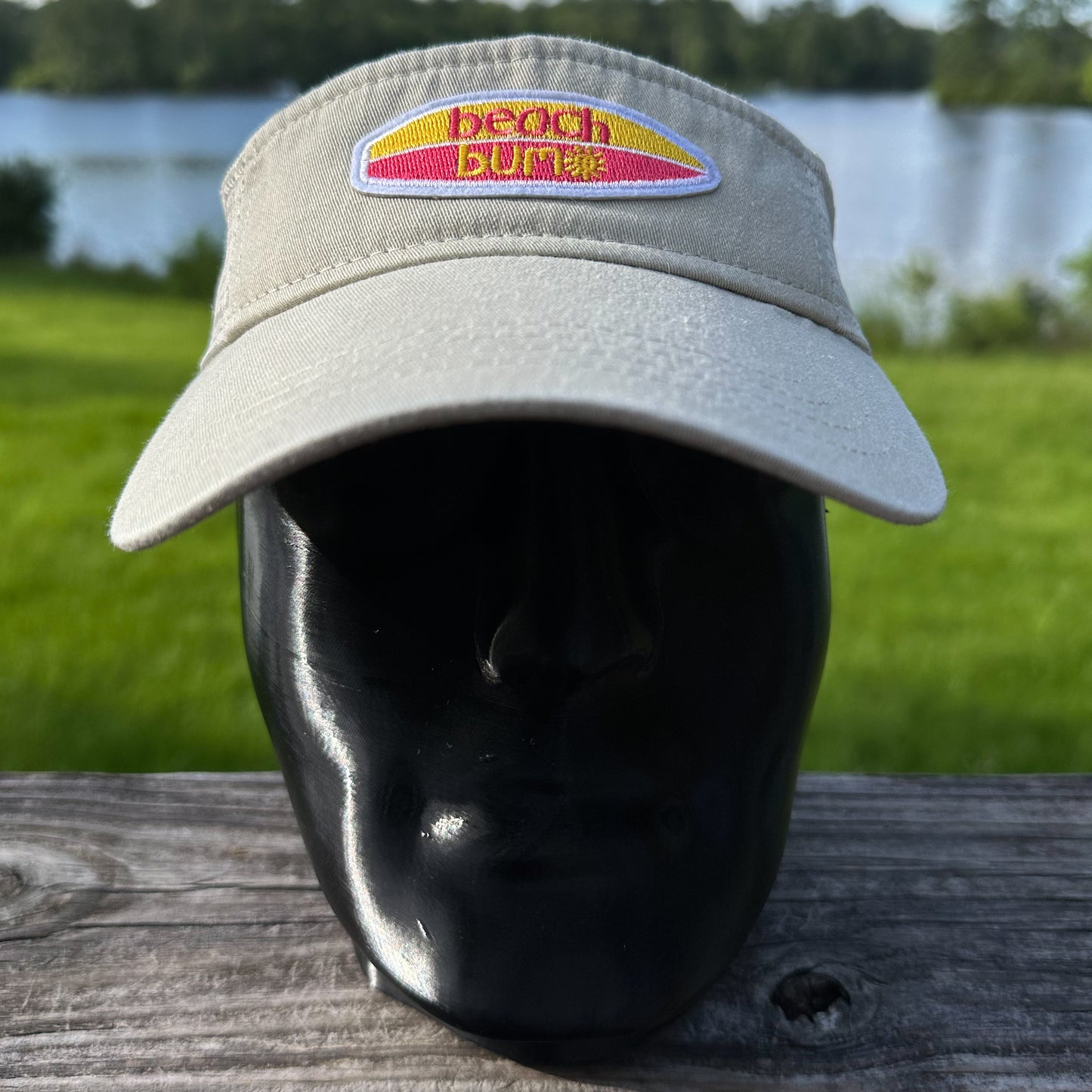 Beach Bum | Tan Sportsman Trucker Visor