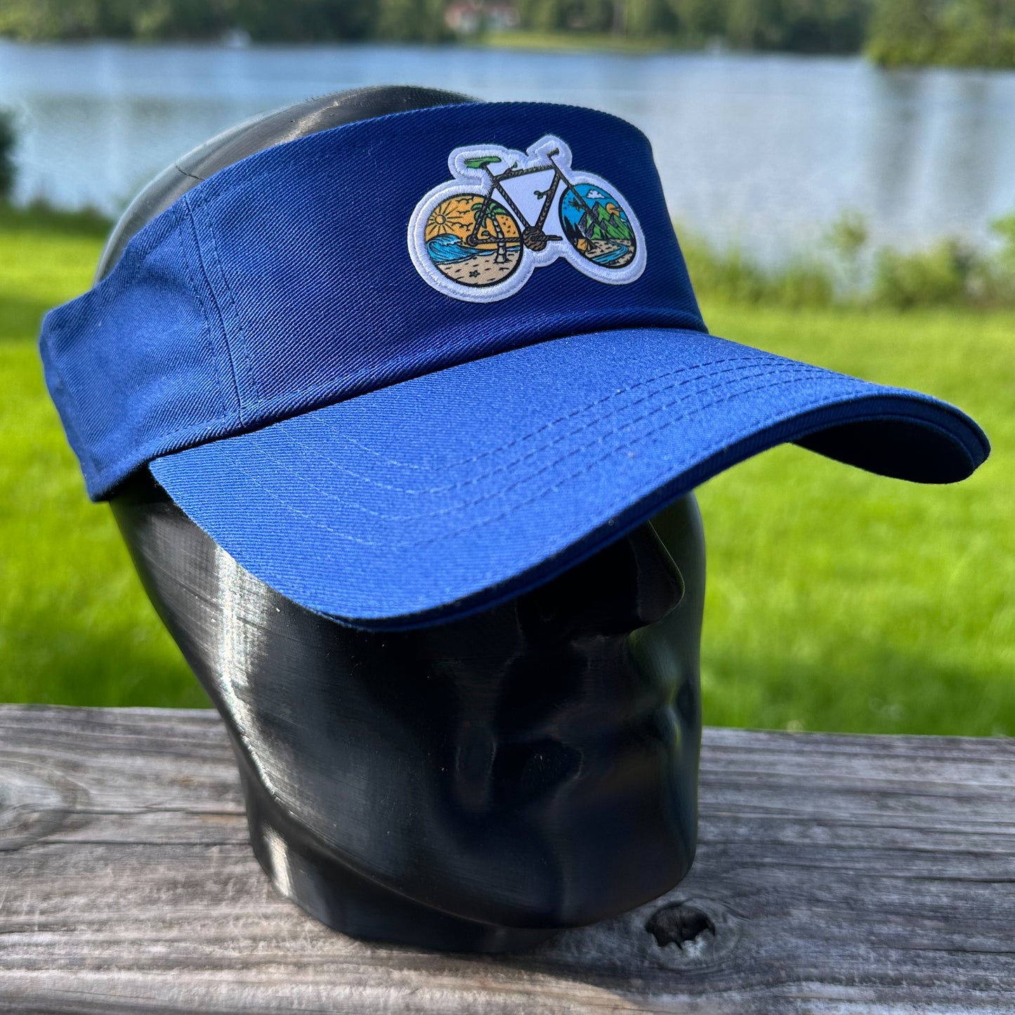 Bicycle Travels | Royal Blue Sportsman Visor