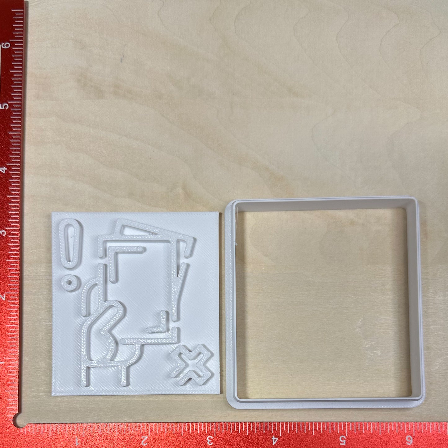 Yellow Card - Custom 3D Printed Cookie Cutter + Stamp Combo