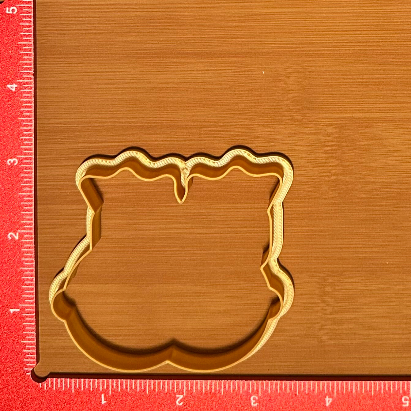 Sleigh Bells with Bow - Custom 3D Printed Cookie Cutter + Stamp Combo