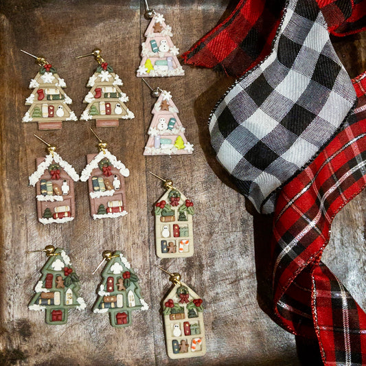 Christmas Bookshelves