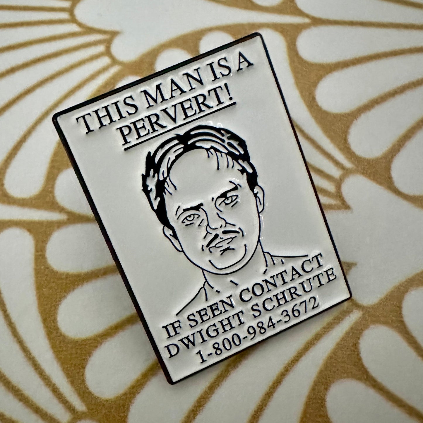 Dwight Schrute Enamel Pin