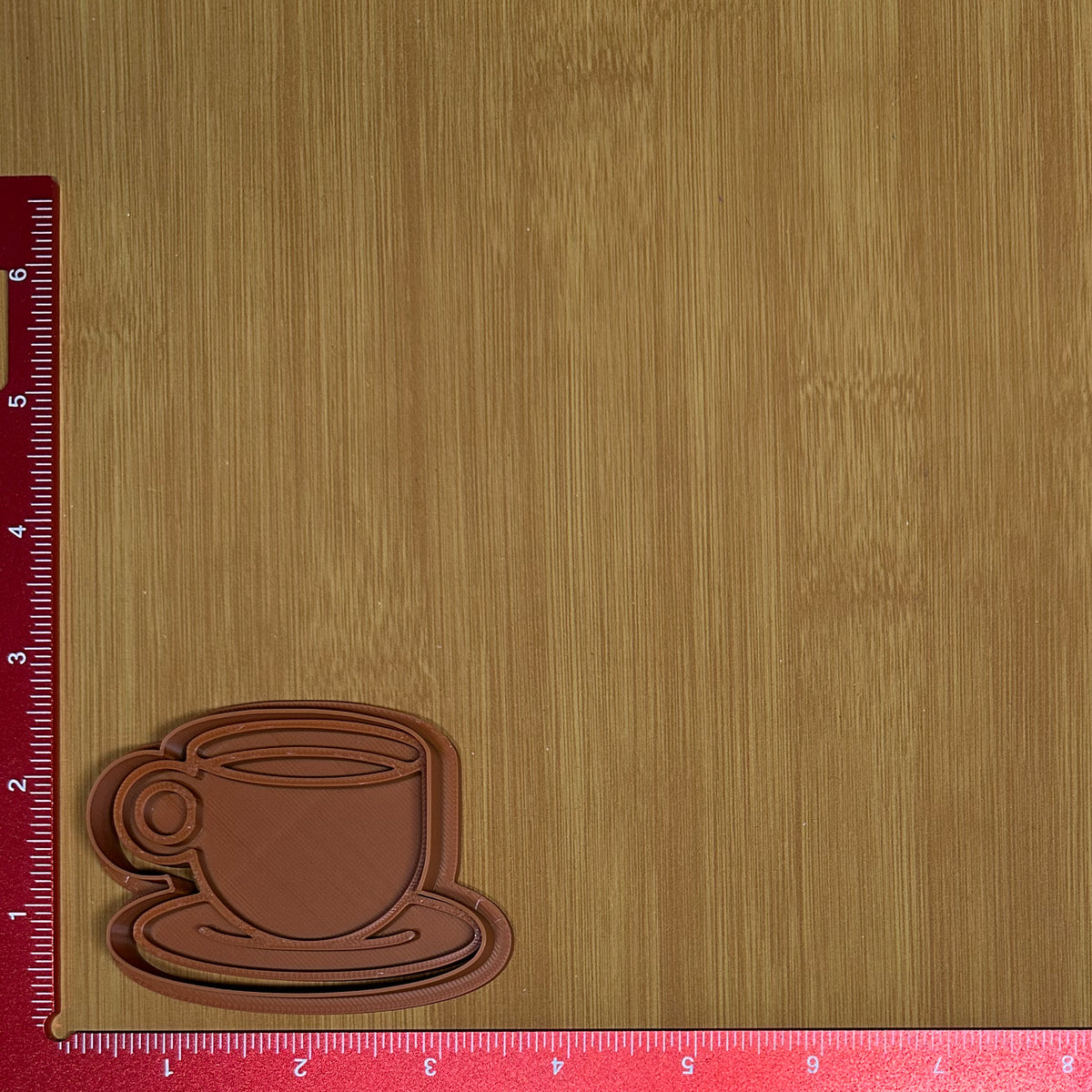 Mug & Saucer - Custom 3D Printed Cookie Cutter + Stamp Combo