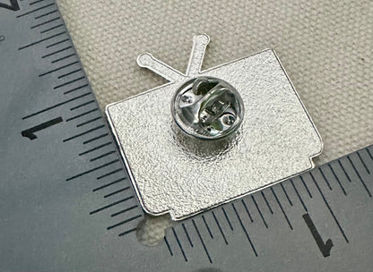 Retro TV Enamel Pin