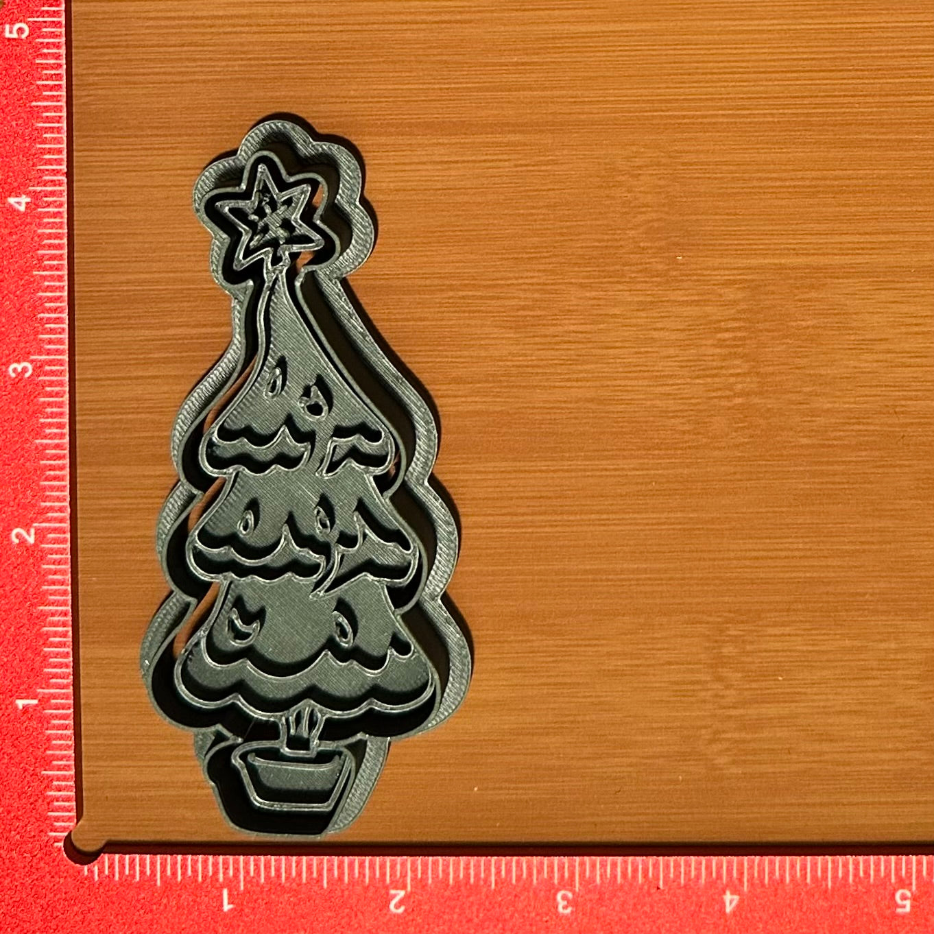 Whimsical Tree - Custom 3D Printed Cookie Cutter + Stamp Combo