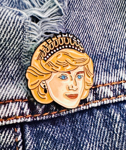 Princess Diana Enamel Pin