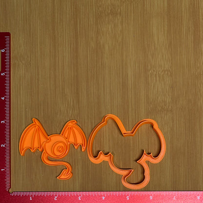 Spooky Halloween Set - Custom 3D Printed Cookie Cutter + Stamp Combo