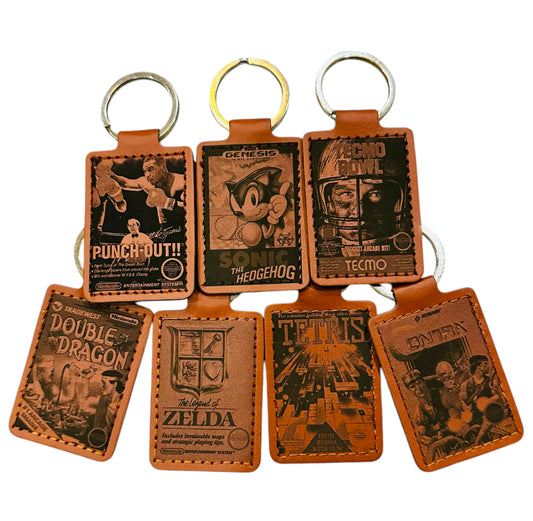 Retro Gaming Keychain