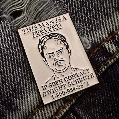 Dwight Schrute Enamel Pin