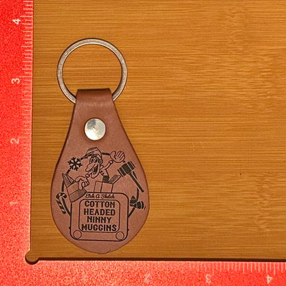 Elf, Cotton Headed Ninny Muggins - Laser Engraved Keychain