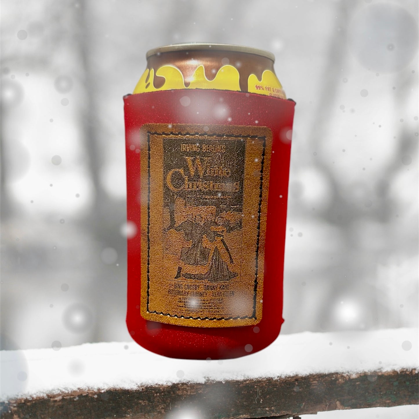 Vintage Christmas Movie Poster Koozies