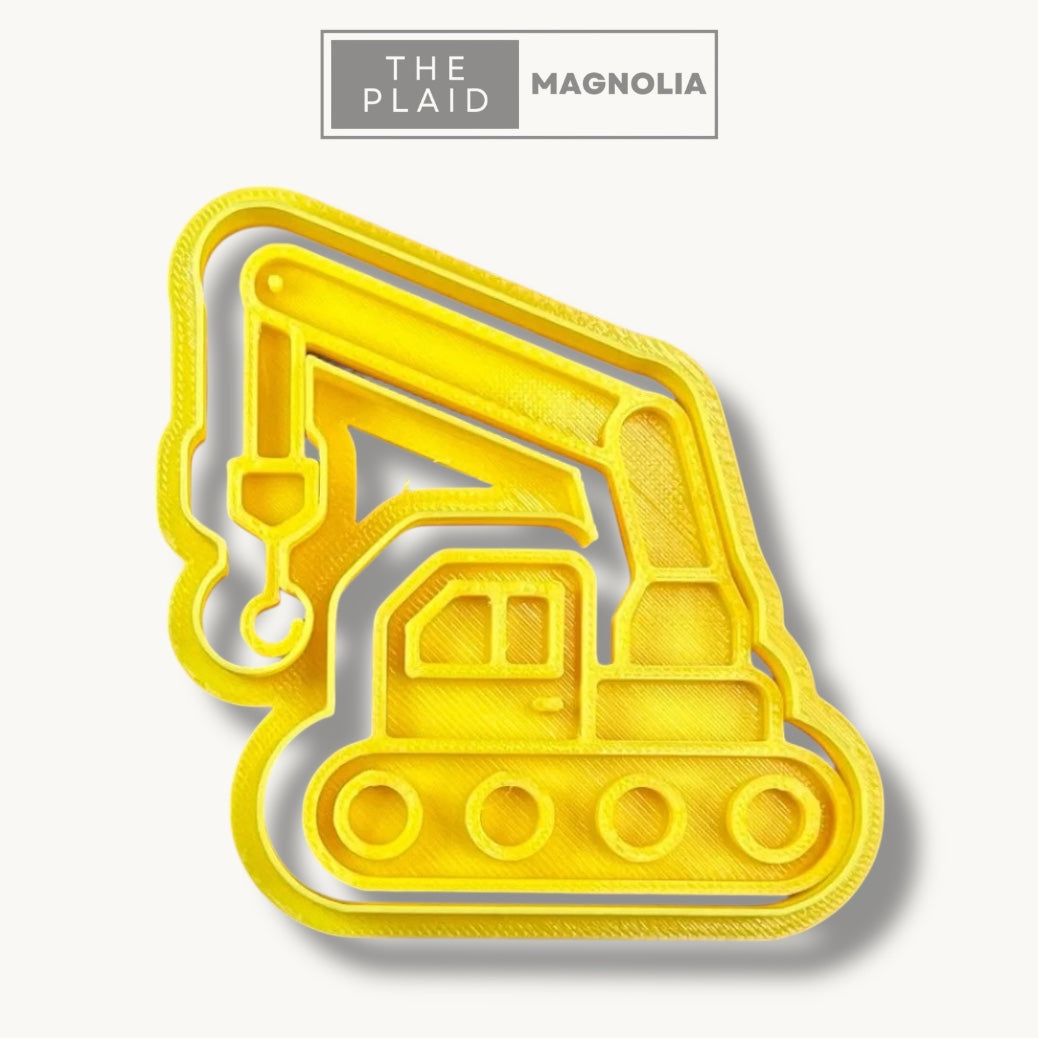 Crane - Custom 3D Printed Cookie Cutter + Stamp Combo