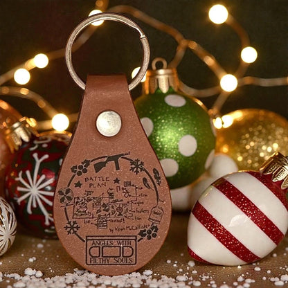 Home Alone Battle Plan - Laser Engraved Keychain