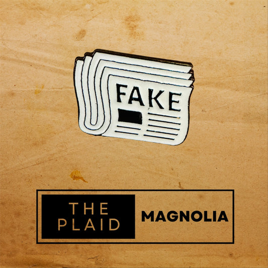 Fake News Enamel Pin