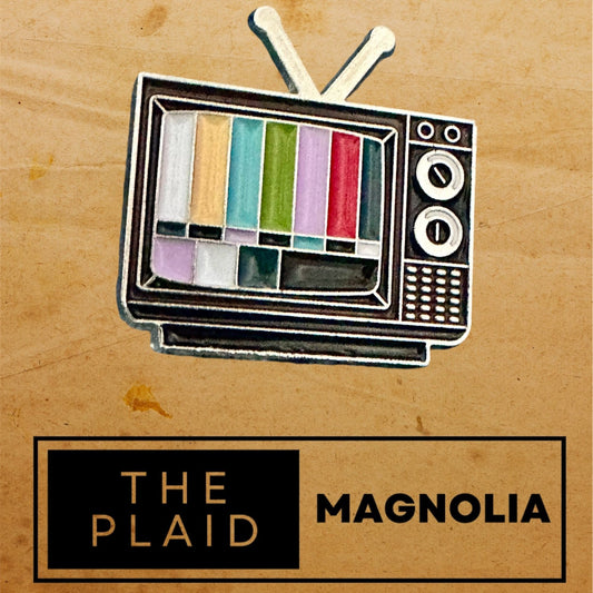 Retro TV Enamel Pin