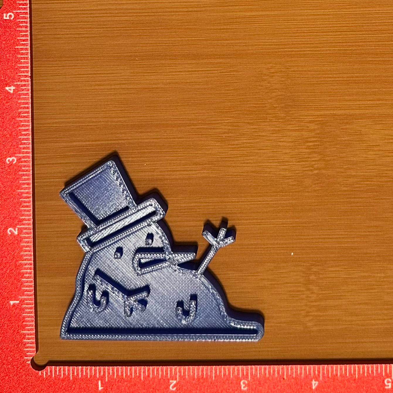 Melting Snowman - Custom 3D Printed Cookie Cutter + Stamp Combo